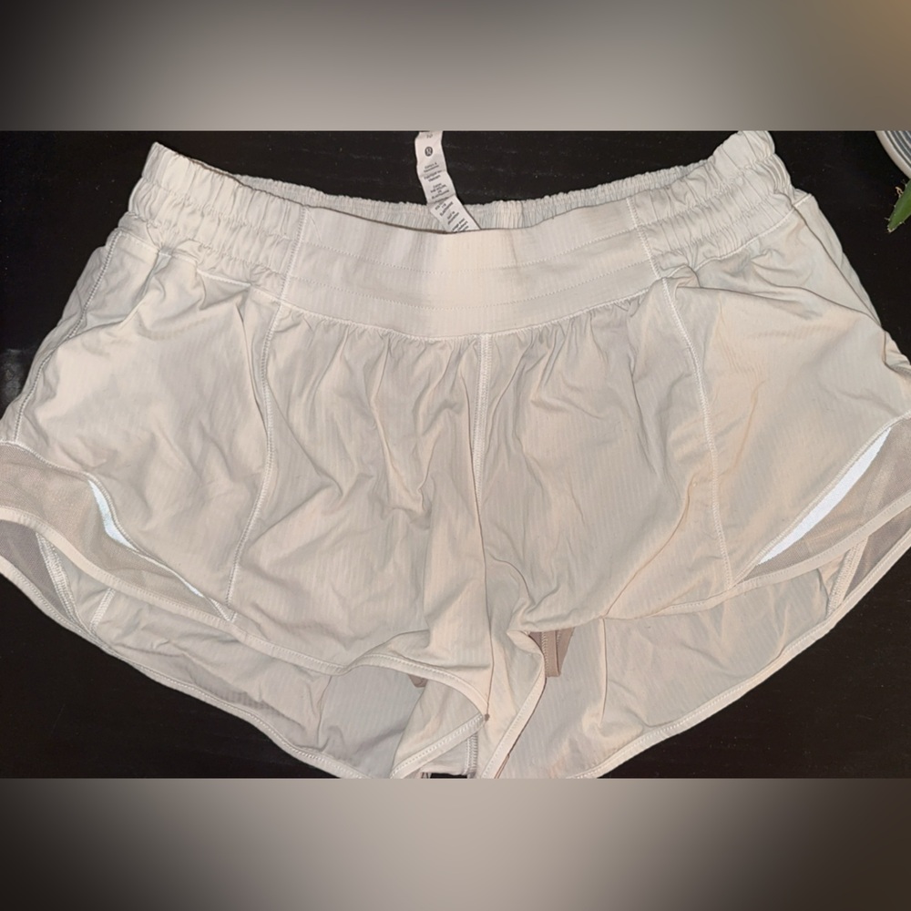 White Lululemon Shorts